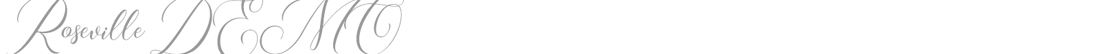 Roseville font preview